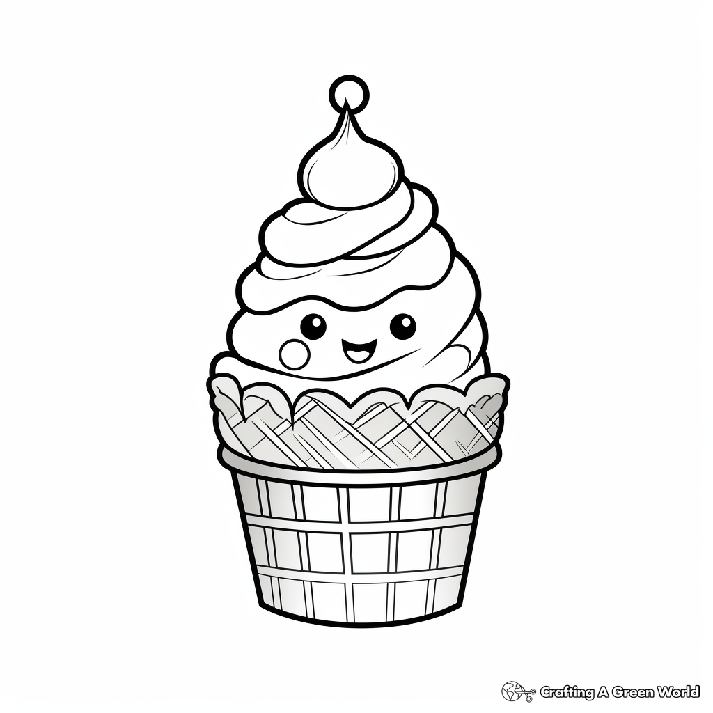 Ice cream coloring pages