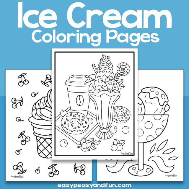 Ice cream coloring pages â easy peasy and fun hip