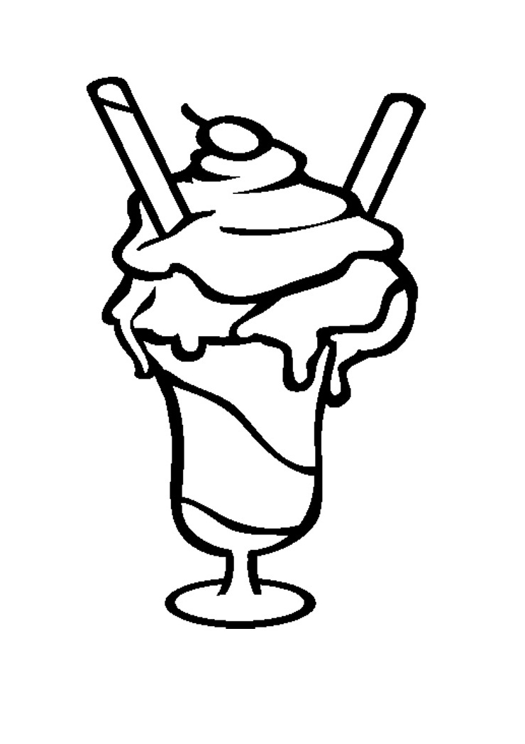 Free printable ice cream coloring pages for kids