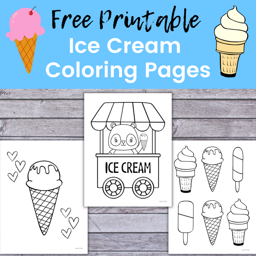 Ice cream printables and activities for preschoolers so fun