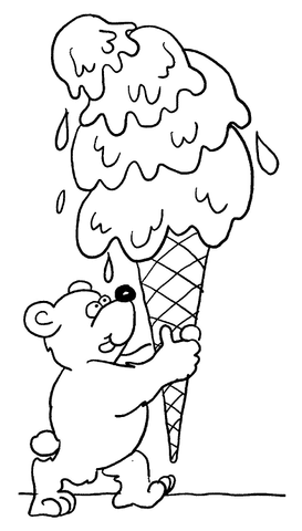 Coloring pages printable ice cream coloring pages for kids