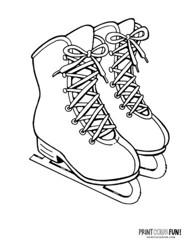 Chill out with ice skating clipart cool crafts educational activities for kids at