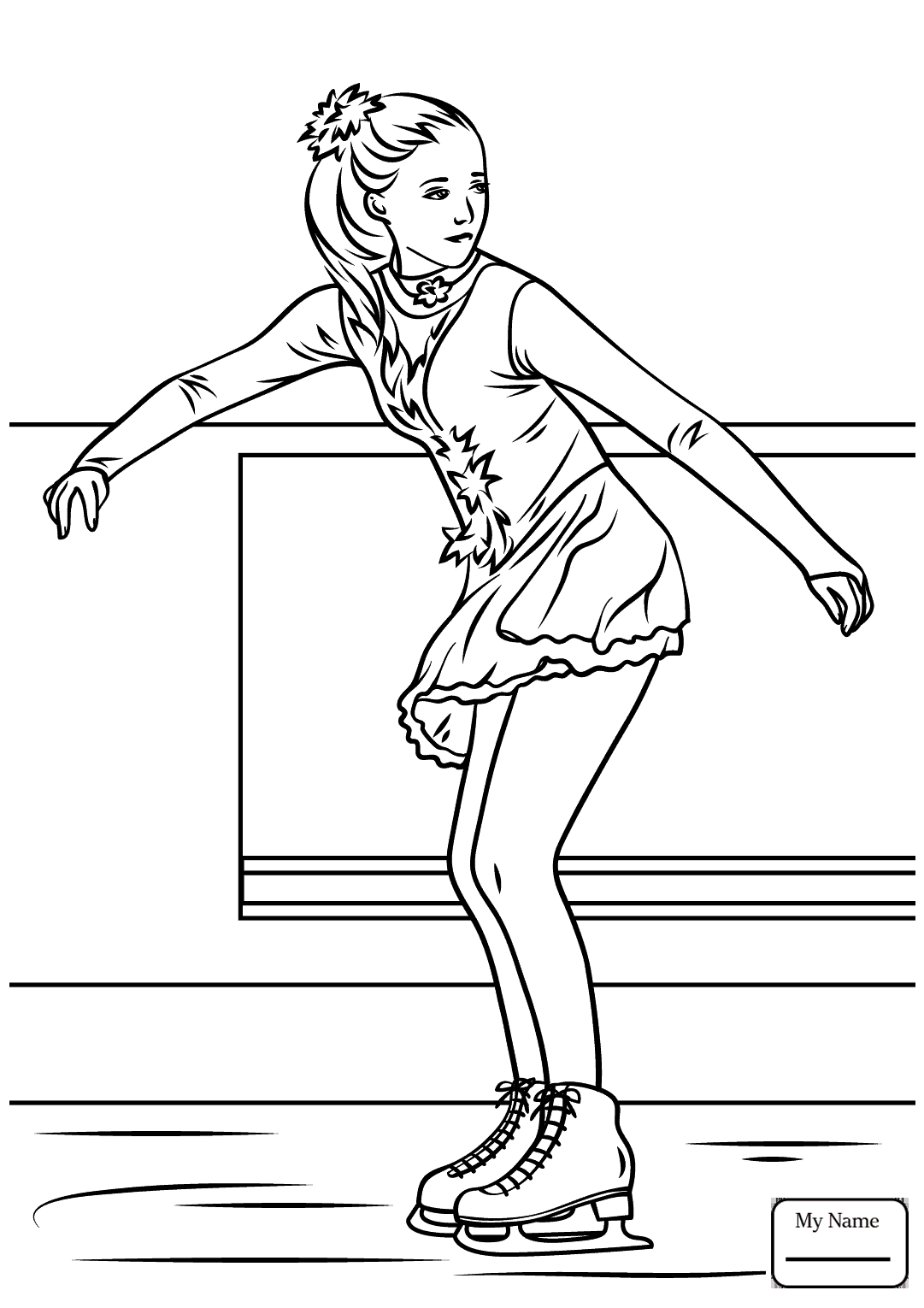 Figure skating winter olympics coloring pages coloring pages winter coloring pages for kids coloring pages