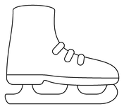 Ice skating coloring pages free coloring pages