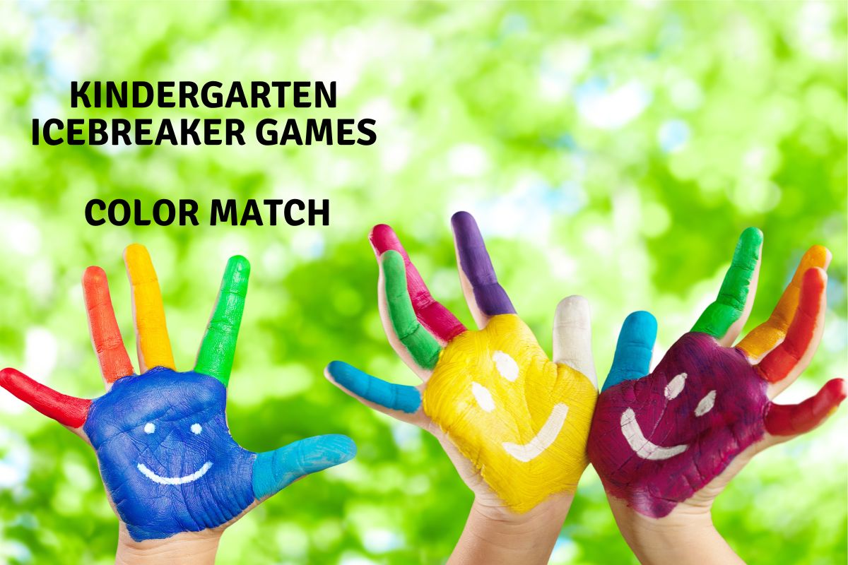 Esl icebreaker game for kindergarten color matchmaking english fun