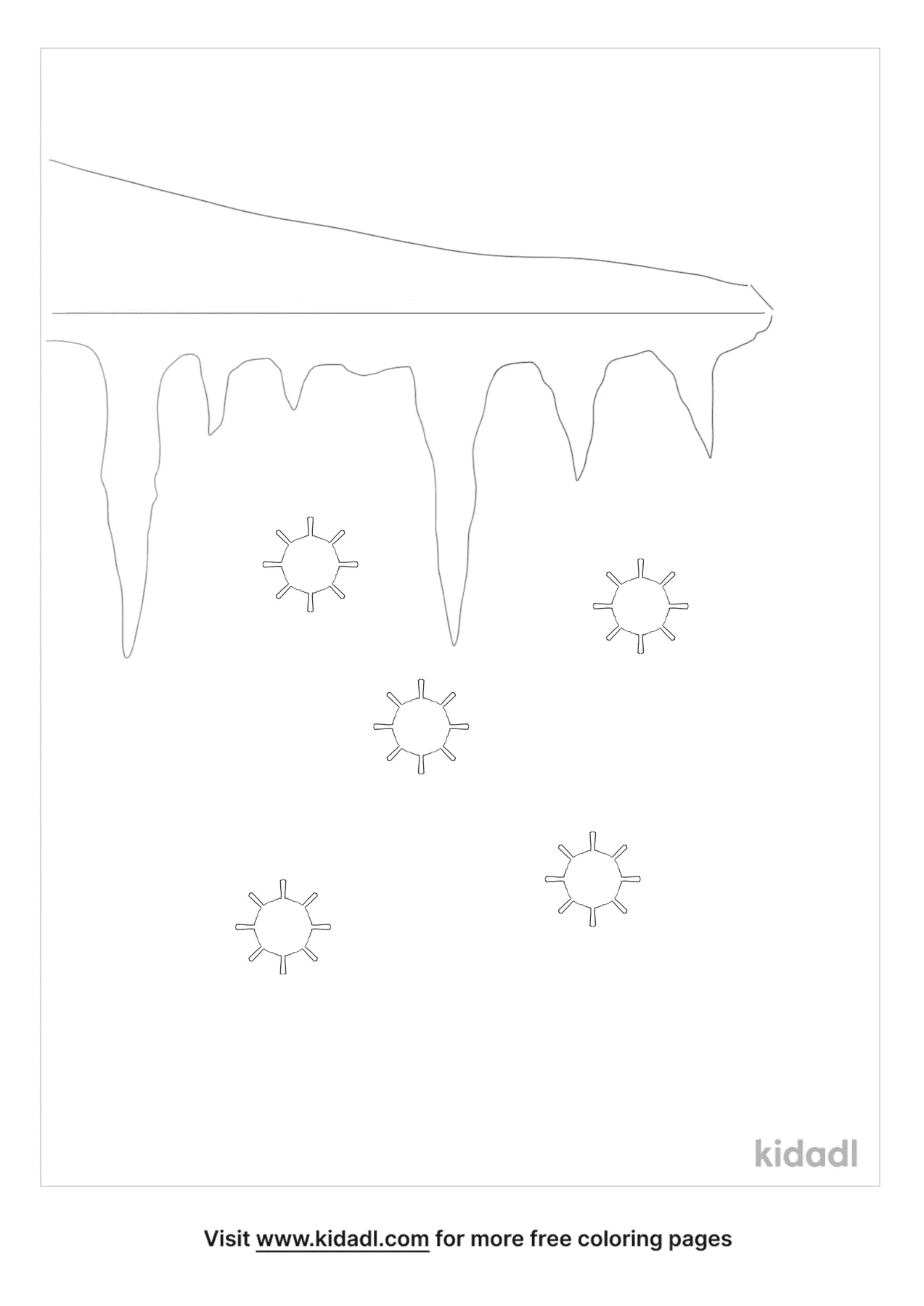 Free icicle coloring page coloring page printables