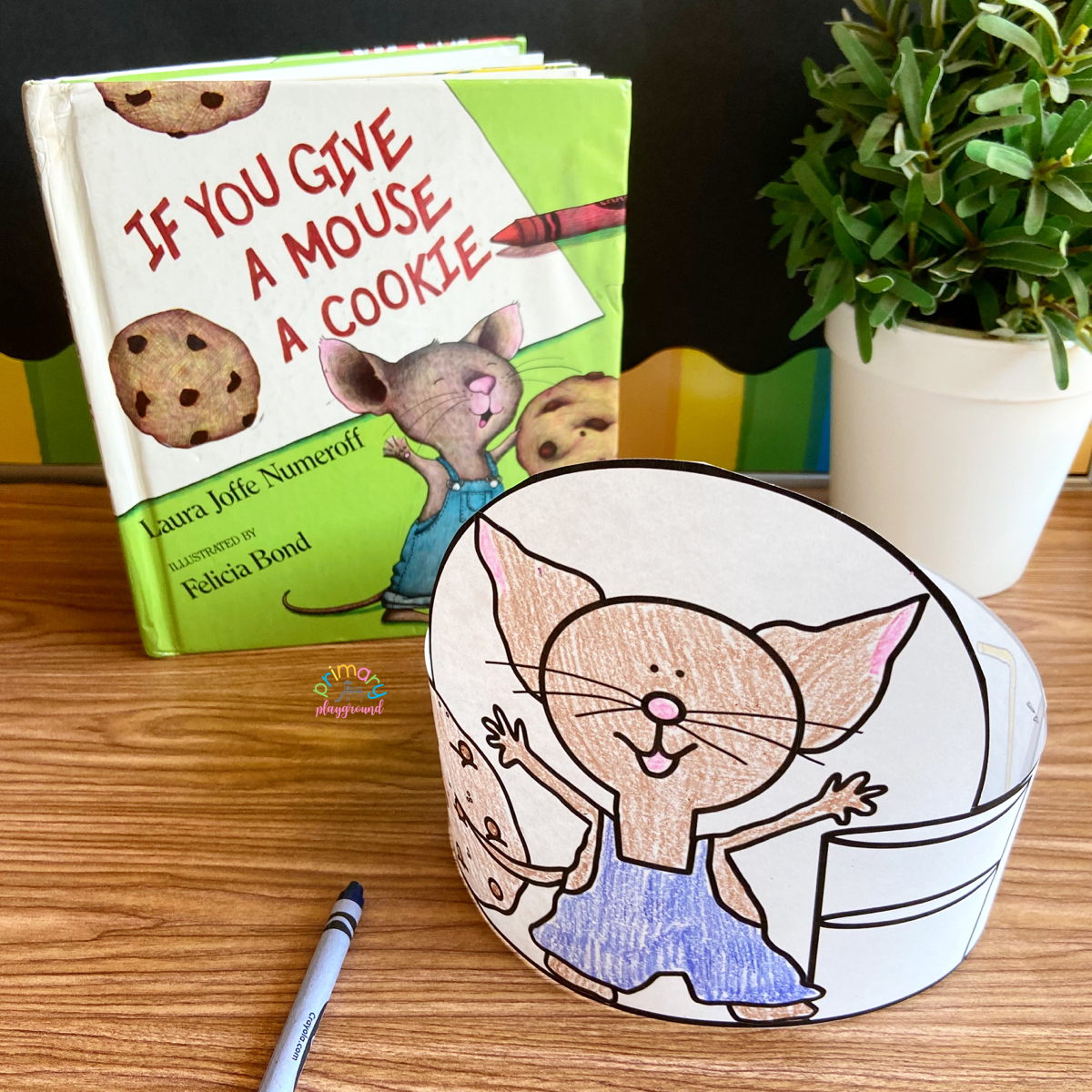 Free printable mouse and cookie hat