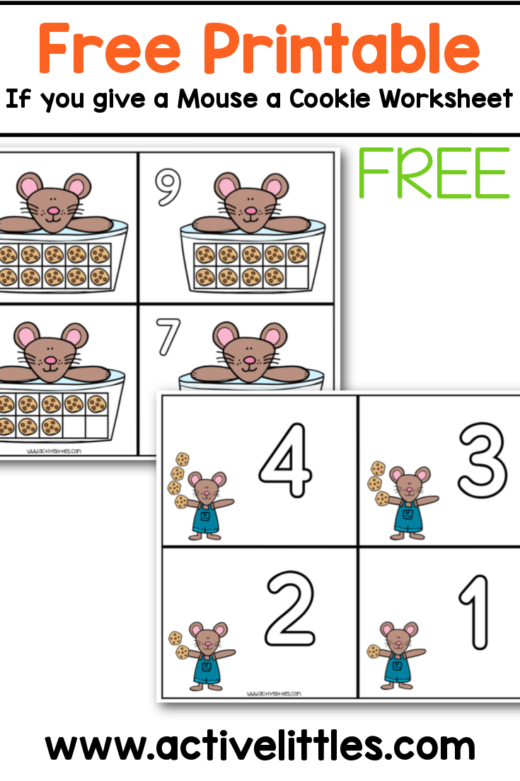 Free printable if you give a mouse a cookie worksheets