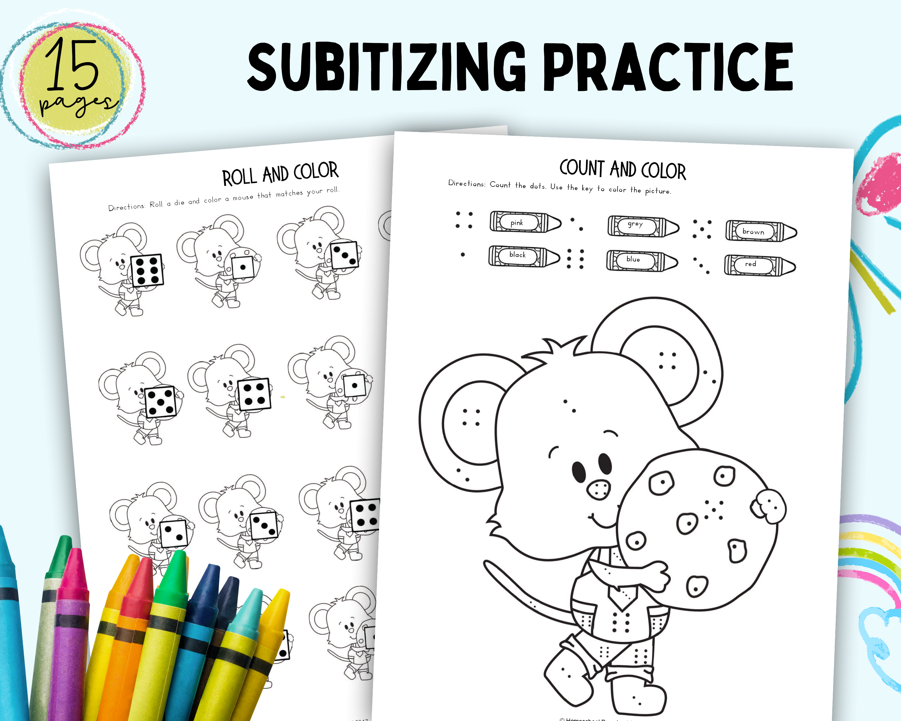 Printable if you give a mouse a cookie counting activities