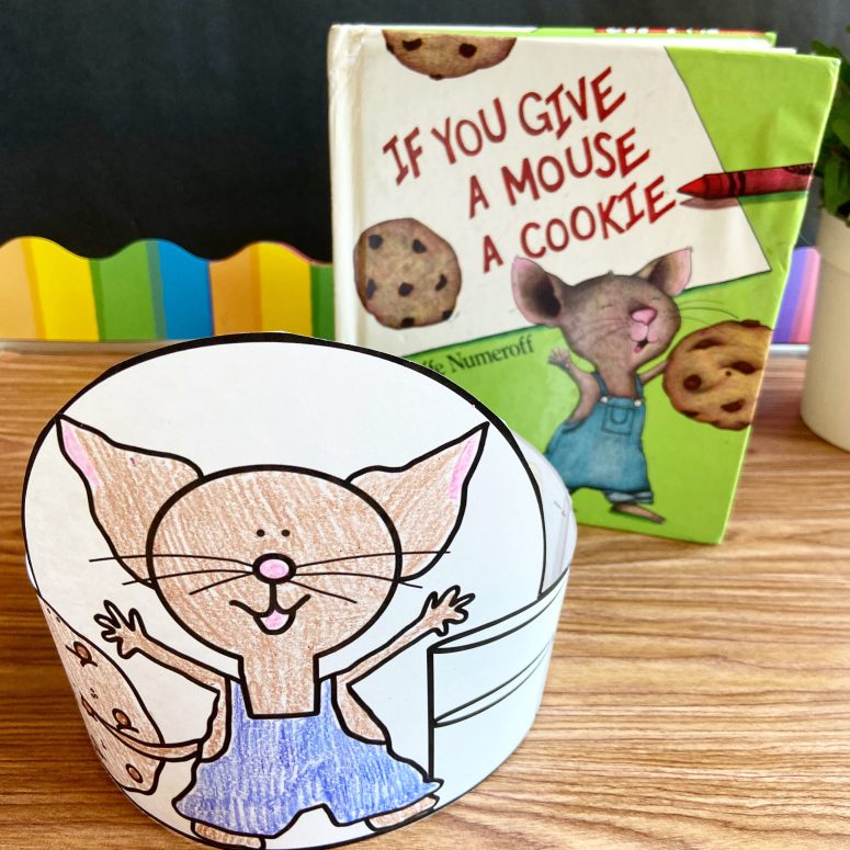 Free printable mouse and cookie hat