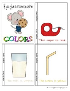 Ððª free printable if you give a mouse a cookie worksheets and activities