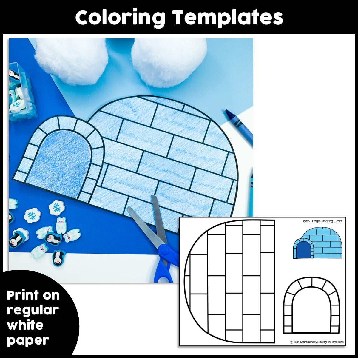 Igloo craft activity