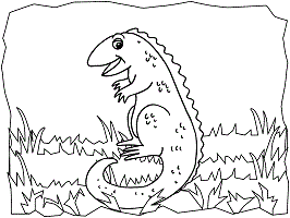 Iguana coloring pages and printable activities