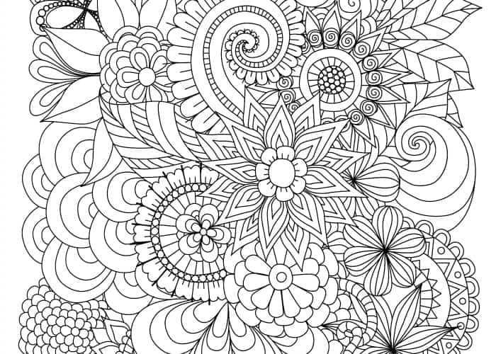 Free printable adult coloring pages