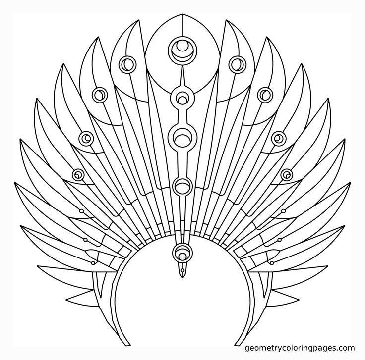 Free indian headdress coloring page download free indian headdress coloring page png images free cliparts on clipart library