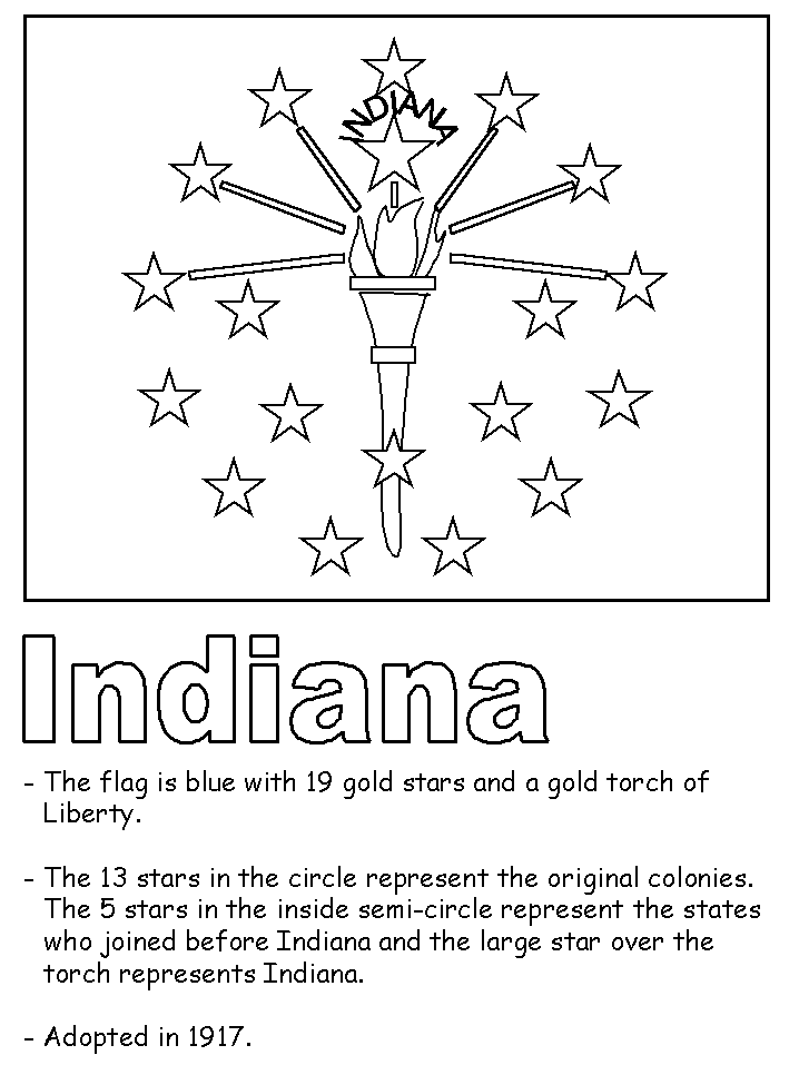 Indiana state flag