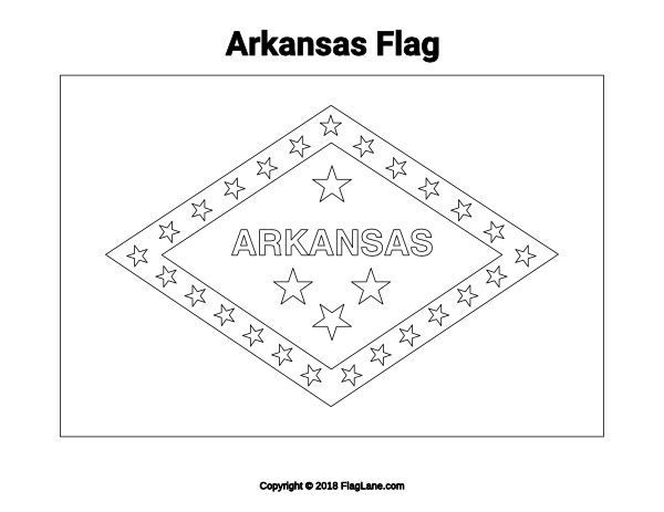 Free state flag coloring pages