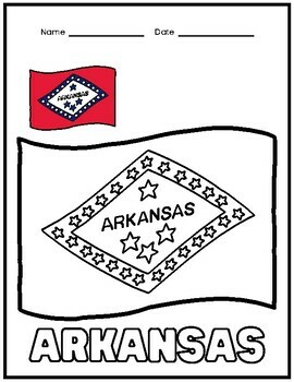 Us state flags coloring pages states flags coloring sheets by qetsy