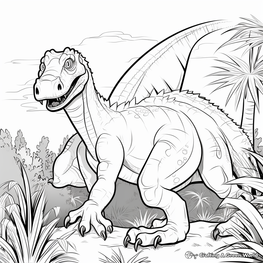 Yangchuanosaurus coloring pages