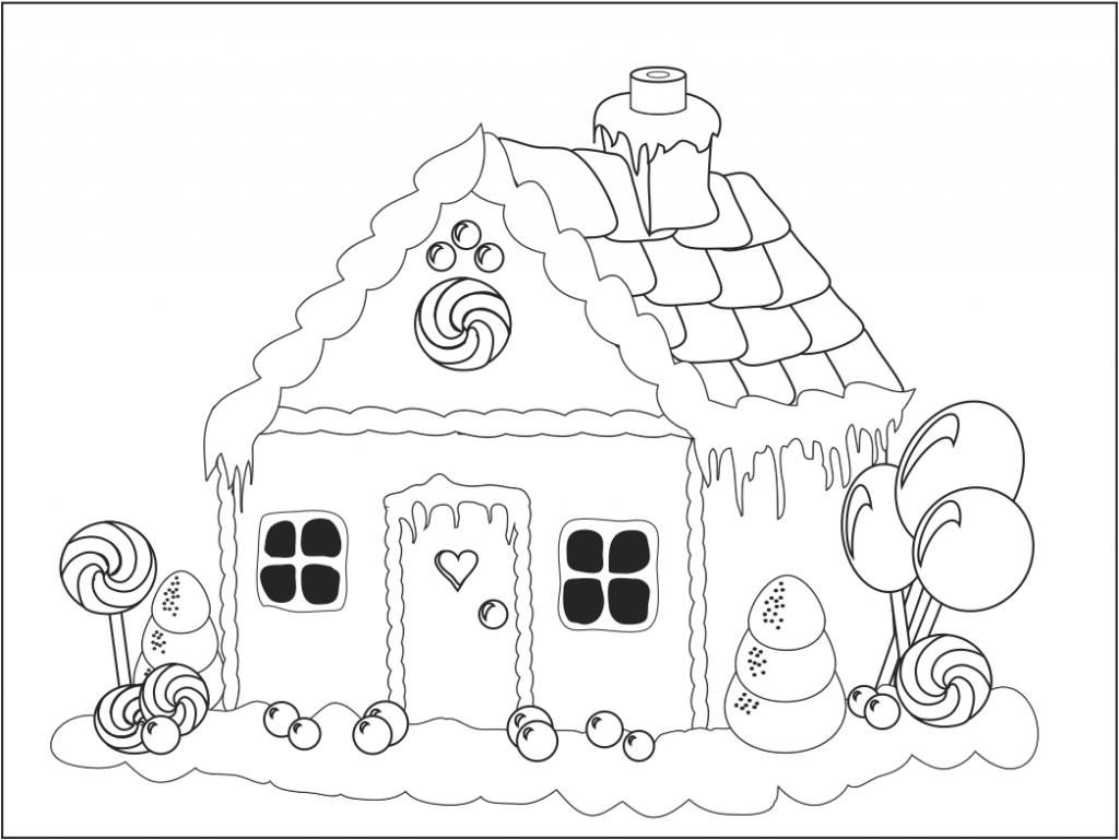 Free printable house coloring pages for kids