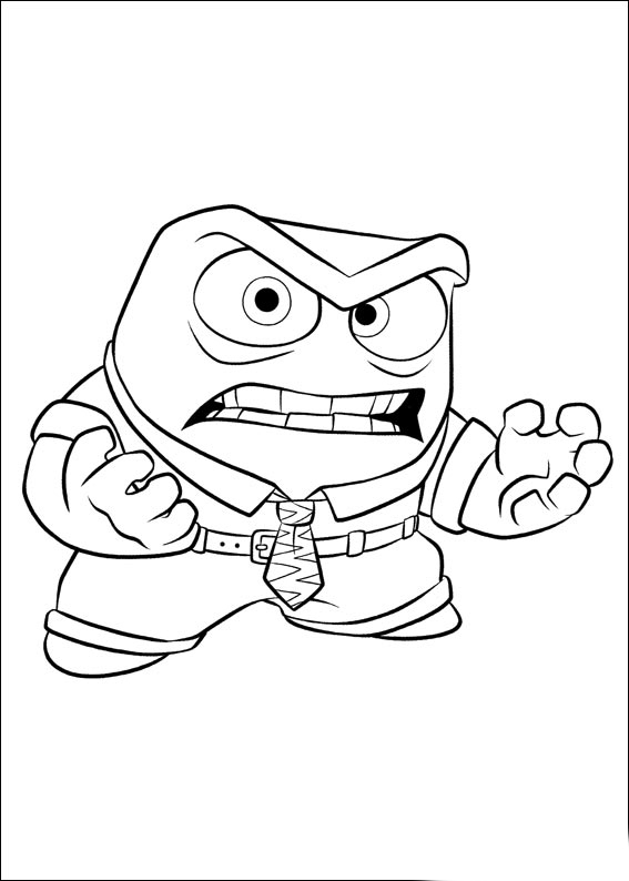 Inside out coloring pages