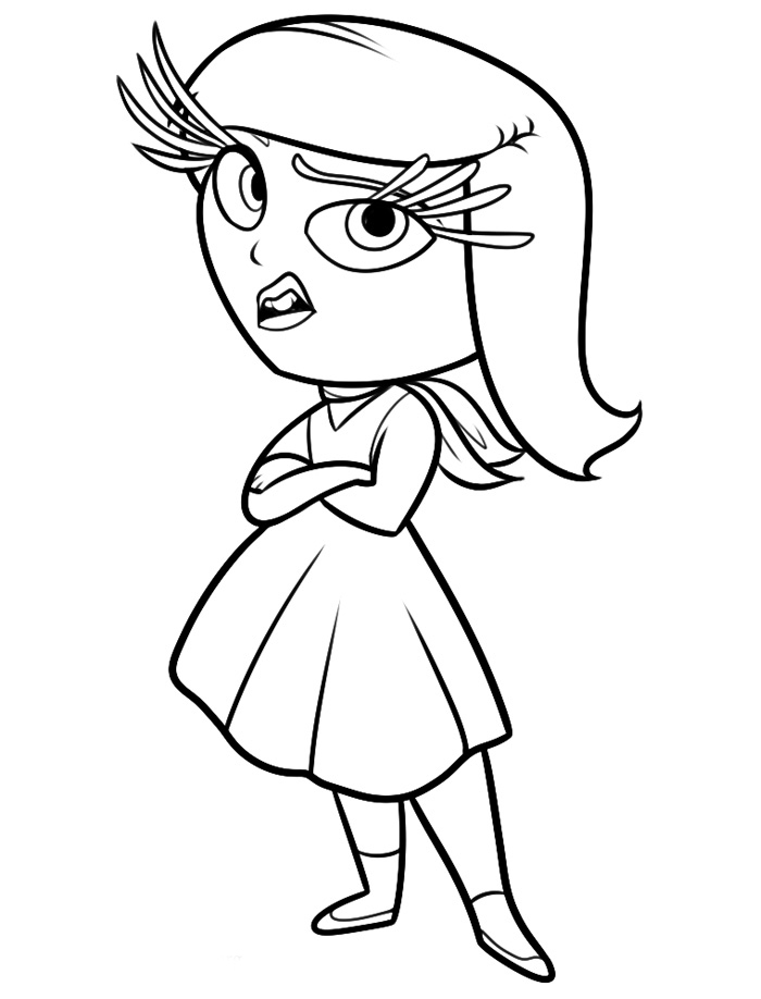 Inside out coloring pages