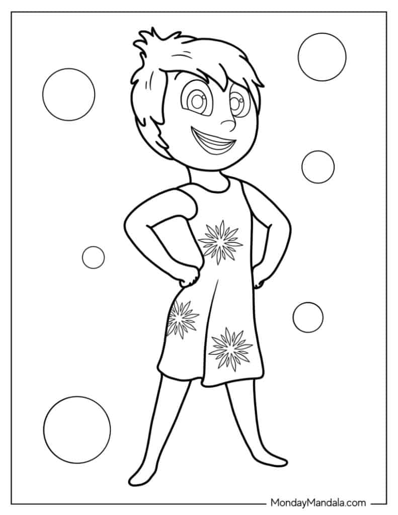 Inside out coloring pages free pdf printables