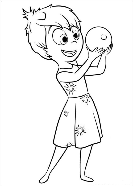 Inside out coloring pages