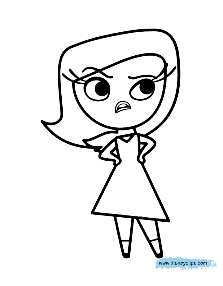 Inside out coloring pages