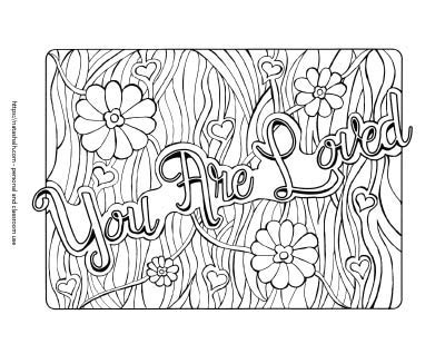 Free inspirational coloring pages for when youre having a tough day