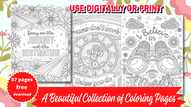 An inspirational colouring pages positive affirmation coloring pages for adults inspirational quote positive sentences