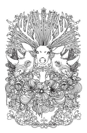 Intricate coloring pages