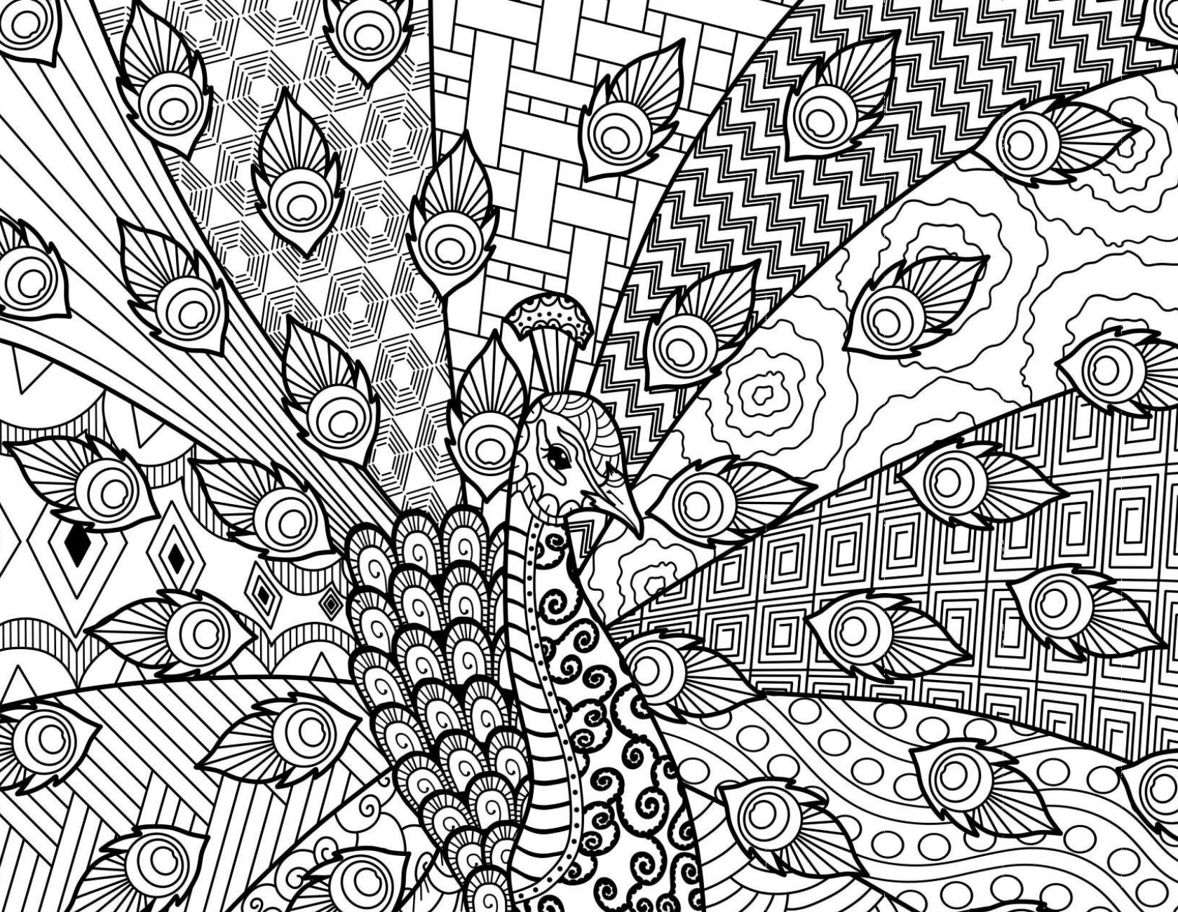 Intricate zen coloring pages