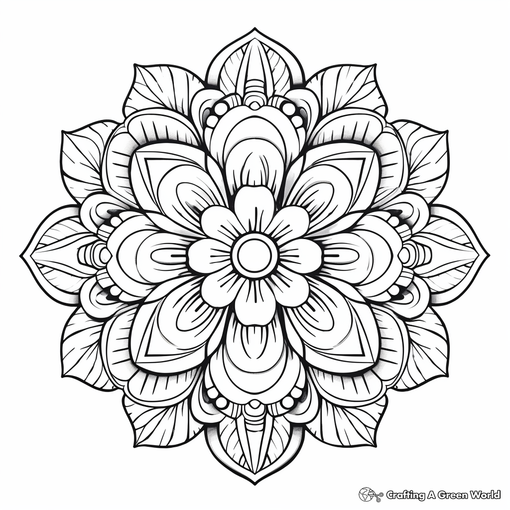 Intricate coloring pages