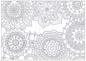 Intricate coloring pages