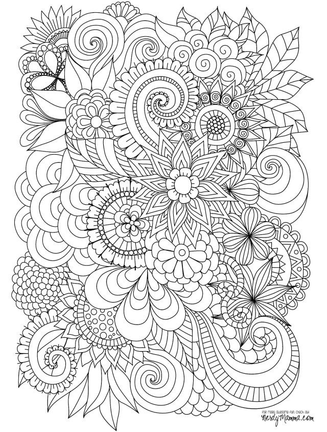 Great image of intricate coloring pages