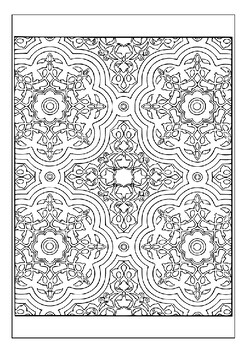 Intricate tile patterns to color printable tiles coloring pages unleashed