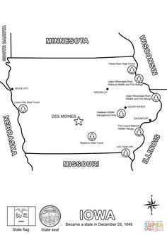 Click the iowa map coloring pages to view printable version or color it online patible with ipaâ coloring pages flag coloring pages printable coloring pages