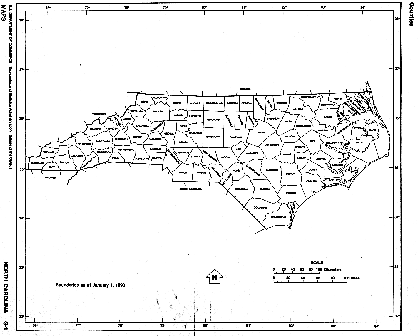 Us county outline