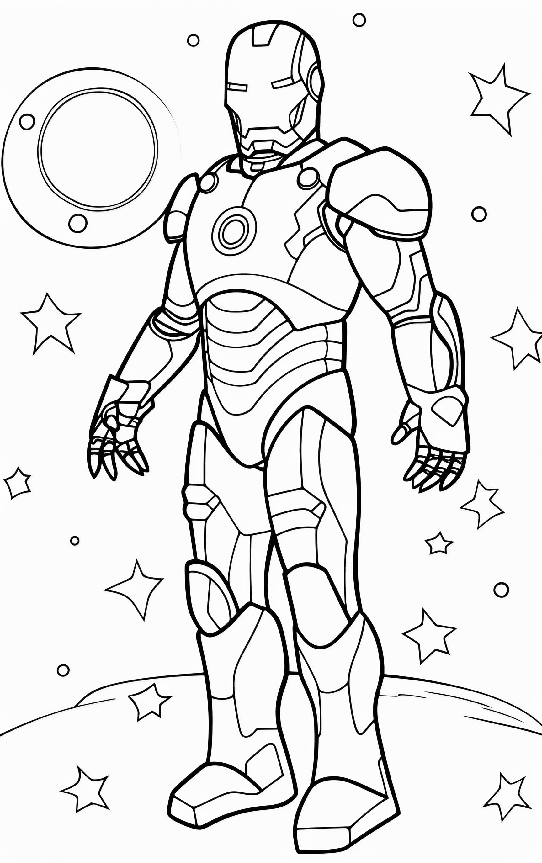 Iron man coloring pages for free printable