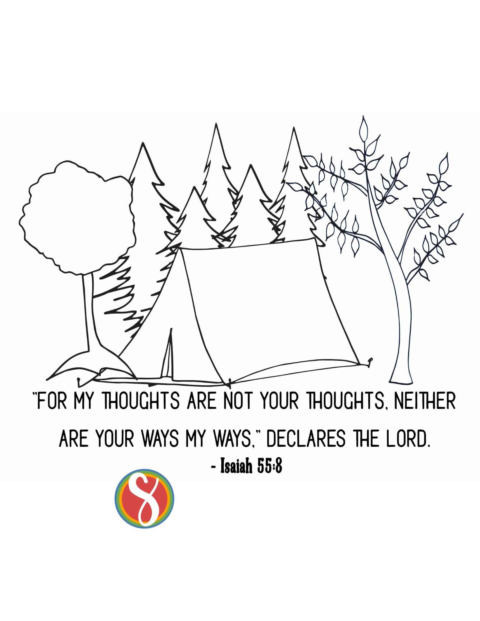 Free isaiah verses coloring pages â stevie doodles