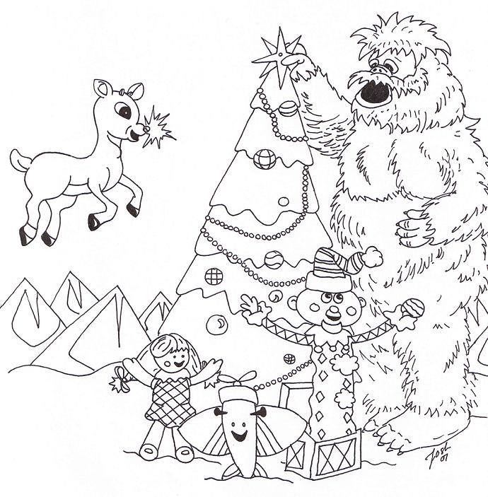 Rudolph in land of misfit toys by joshead on