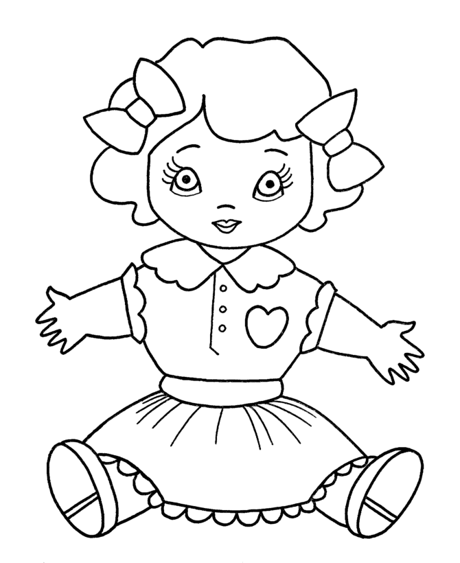 Toys coloring pages