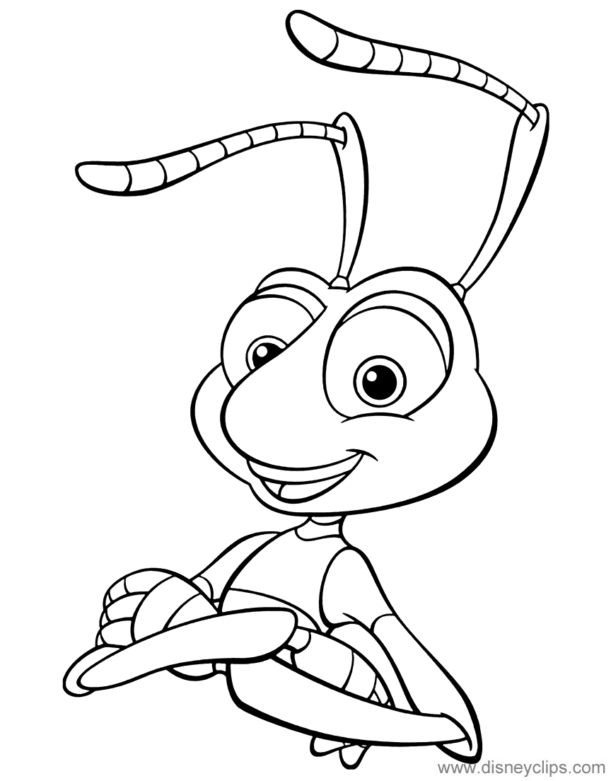 A bugs life coloring pages printable for free download