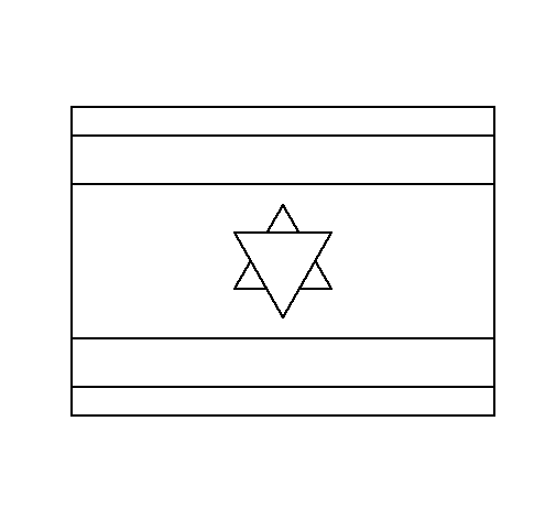 Israel coloring page