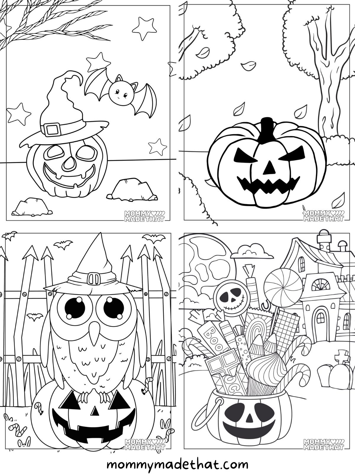 Jack o lantern coloring pages lots of fun free printables