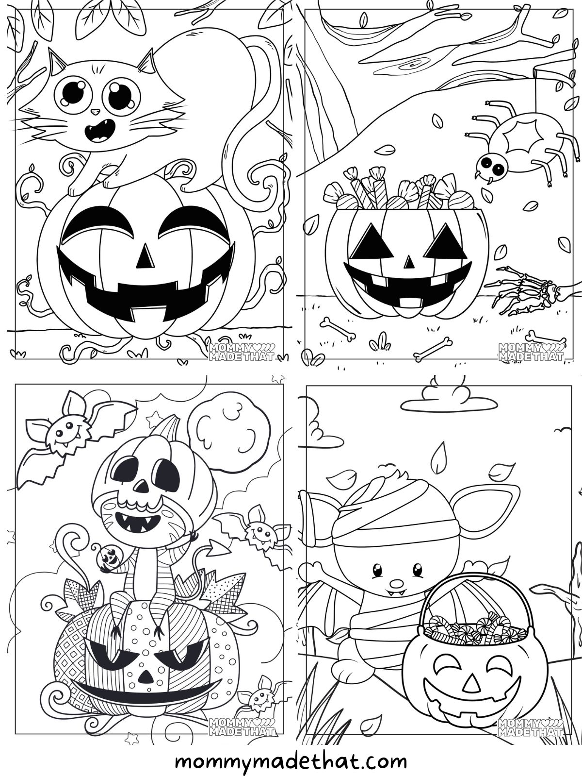 Jack o lantern coloring pages lots of fun free printables