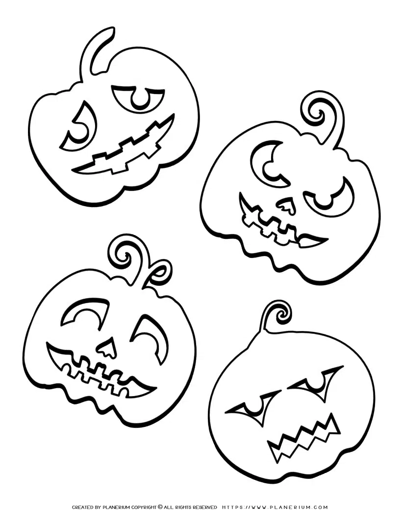 Halloween coloring page