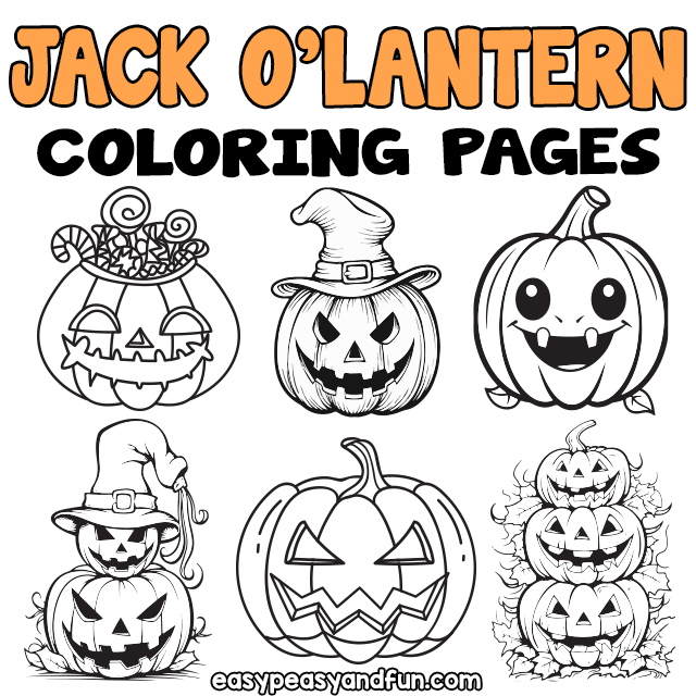 Printable jack olantern coloring pages â sheets