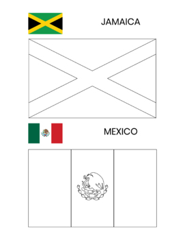 Flags coloring pages printable for kids by felixes tpt